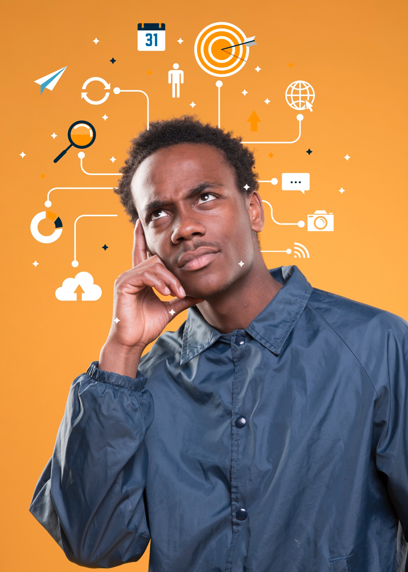 Flowchart on whiteboard